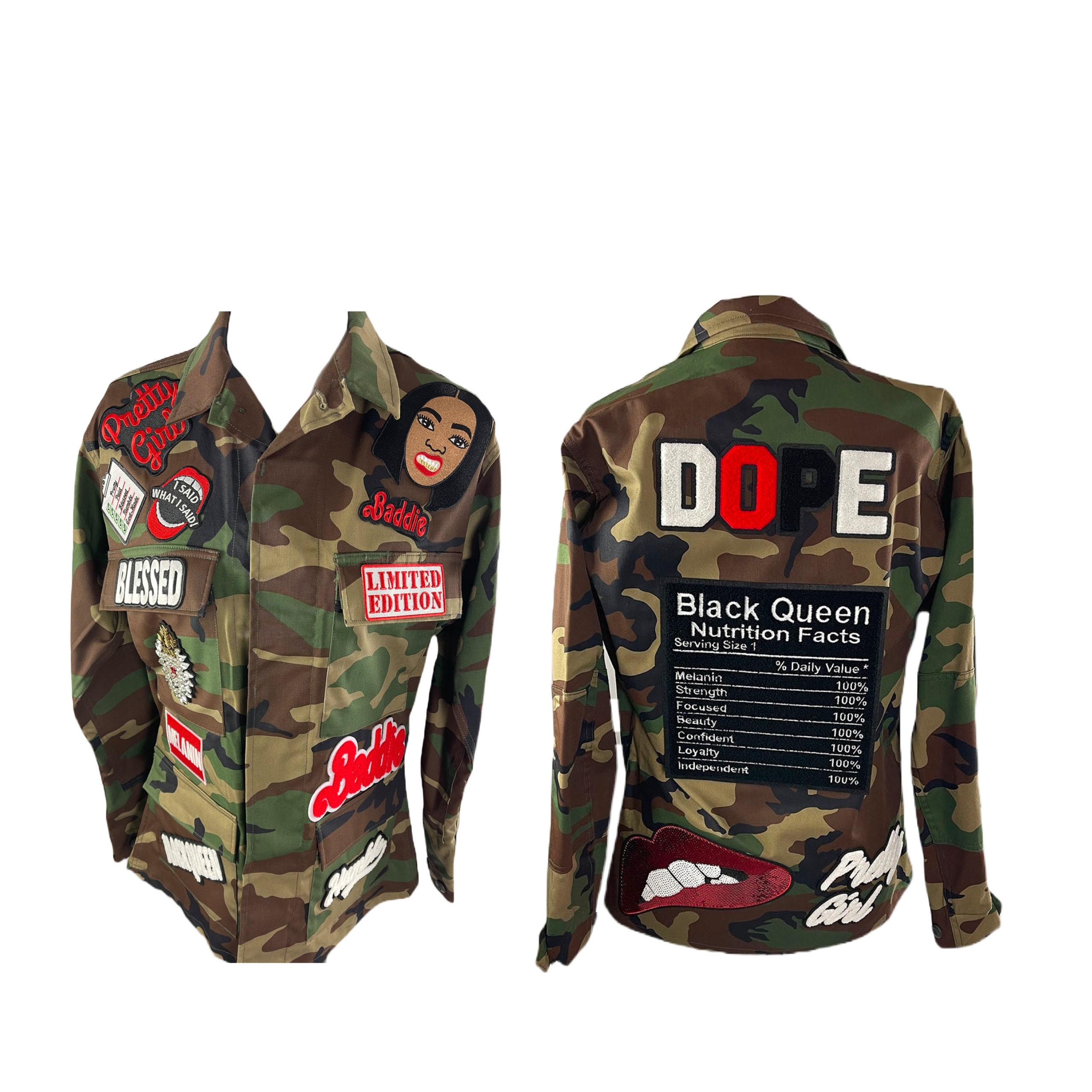 Queen camo jacket sale