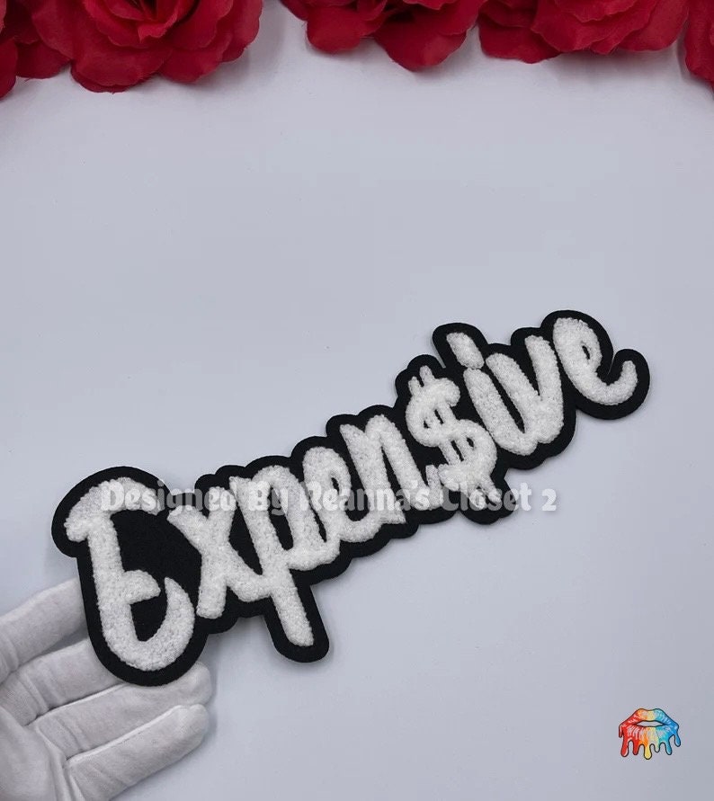 10 Chenille Expensive Patch Chenille Expensive Patch Etsy