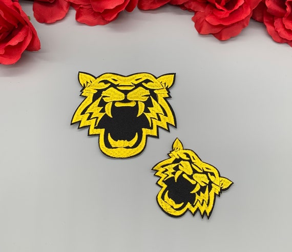 Tiger patches 2pc//set Iron on Fashion patches
