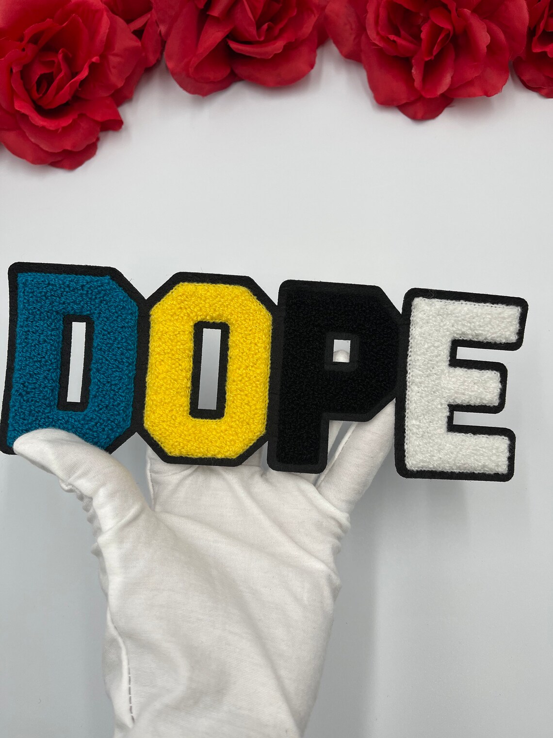 9 Chenille DOPE Patch Chenille Patch Sew On Patch DIY Etsy