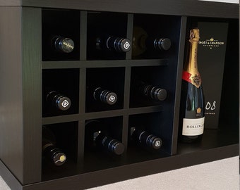 2 X Wine Rack Inserts For Ikea Kallax Expedit Storage Unit Etsy