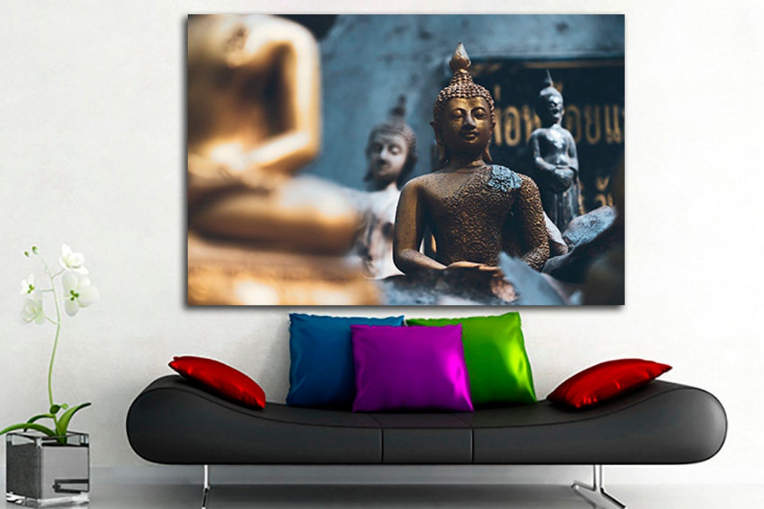 Buddha Canvas Religion Decor Buddha Wall Art Spiritual Art Prints Yoga ...