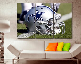 Football canvas Helmet wall decor Sports bar decor Nursery art decor Game wall art Sport wall print Boy nursery decor Football player gift