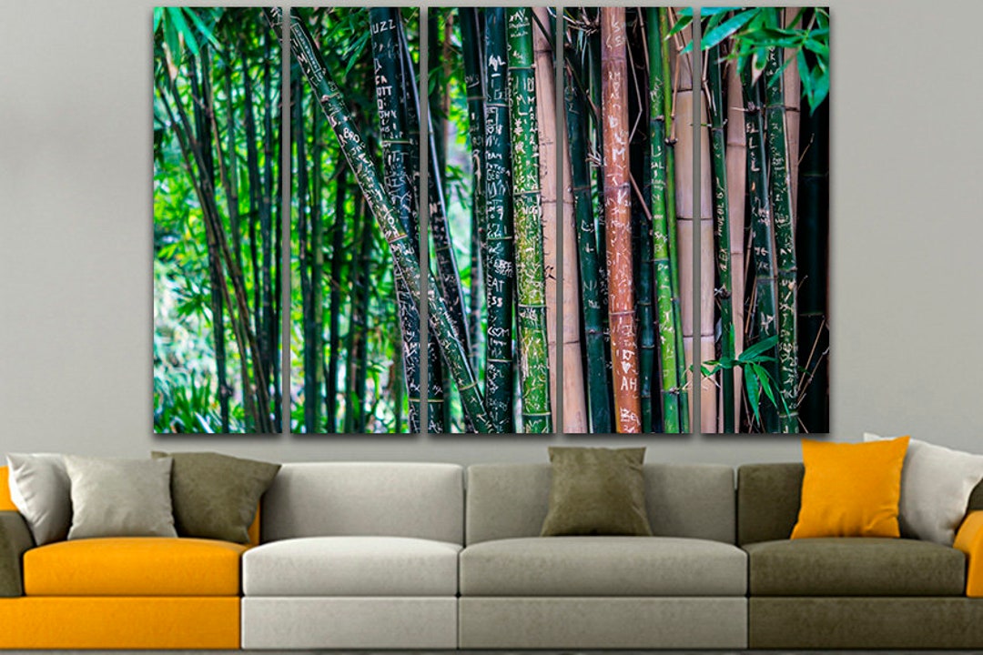Wall Canvas Print Bamboo Art Décor Ready to Hang Trees Home Gift ...