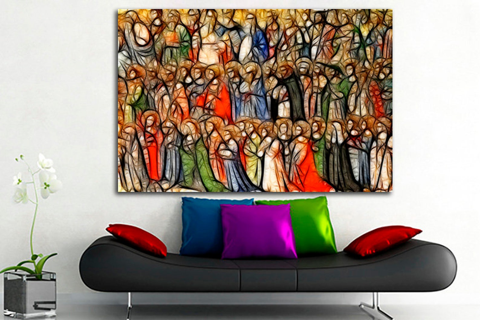 Saints Wall Art Religion Canvas All Saints Wall Art Religion Etsy UK