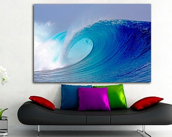 Wave print Surfing canvas set Large wall art Wave canvas Sea canvas art Sea wave Landscape art Nature room decor Waves poster Ocean photo