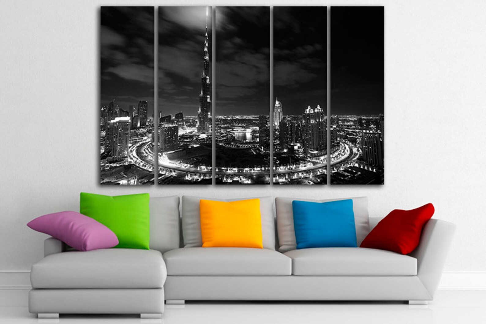 Dubai Canvas Set United Arab Emirates Dubai Canvas Dubai Wall Etsy