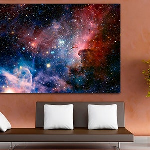 Space Wall Art Nebula Decor Space Canvas Space Poster Astronomy Gift ...
