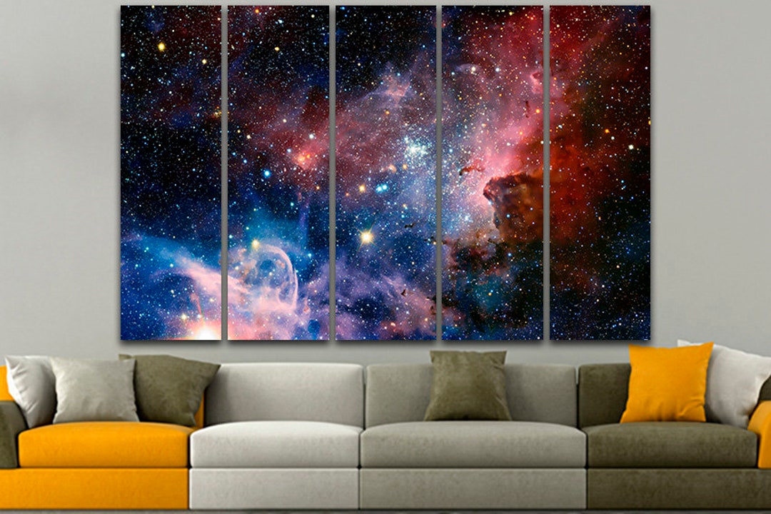 Space Wall Art Nebula Decor Space Canvas Space Poster Astronomy Gift ...