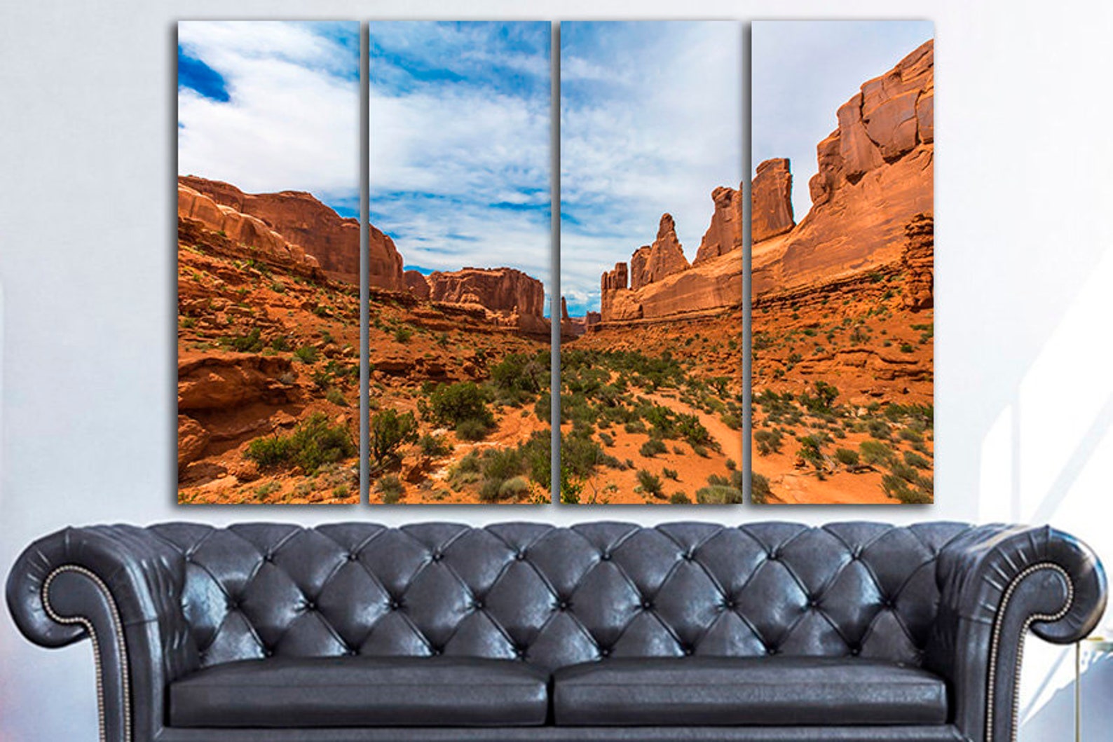 Arches National Park Gateway Arch Wall Art Canvas Rock Wall Etsy