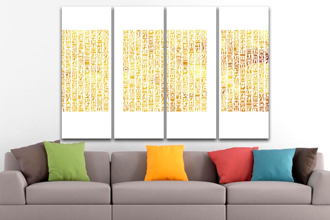 Hieroglyphs Art Egyptian Symbols Historical Décor Egypt Etsy Hieroglyphs Art Egyptian Symbols Historical Décor Egypt Etsy