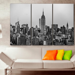 New York Manhattan Canvas Art New York canvas New York print New York art Manhattan décor Manhattan print Art print Photo art Urban canvas