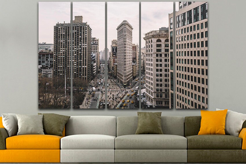 Flatiron Building Wall Art Canvas New York Print City Photo - Etsy