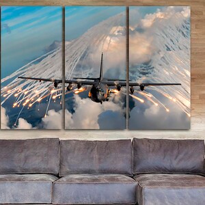 Lockheed Martin C-130J Super Hercules Canvas Military Transport ...