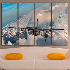 Lockheed Martin C-130J Super Hercules Canvas Military Transport ...