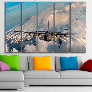 Lockheed Martin C-130J Super Hercules Canvas Military Transport ...
