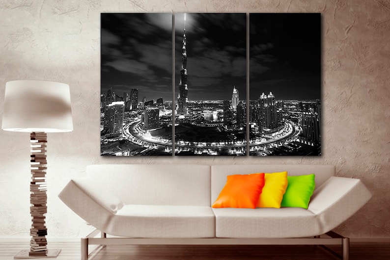 Dubai Canvas Set United Arab Emirates Dubai Canvas Dubai Wall Etsy
