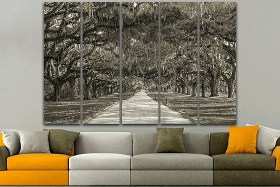 Multi Canvas Art Tree Wall Oak Trees Plantation - Multiple Canvas Wall Art Trees Multi Canvas Art Tree Wall Oak Trees Plantation - Multiple Canvas Wall Art Trees
