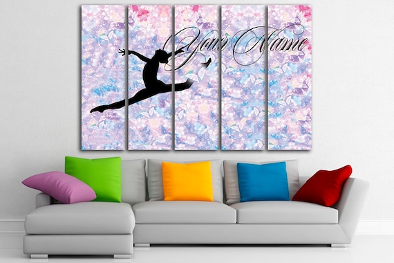 Rhythmic Gymnastics Hoop Prints, Woman Gymnastics Watercolor,  Nursery Wall Poster, Holiday Gift, Kids and Children Artworks, Digital  Illustration Art : Handmade Products