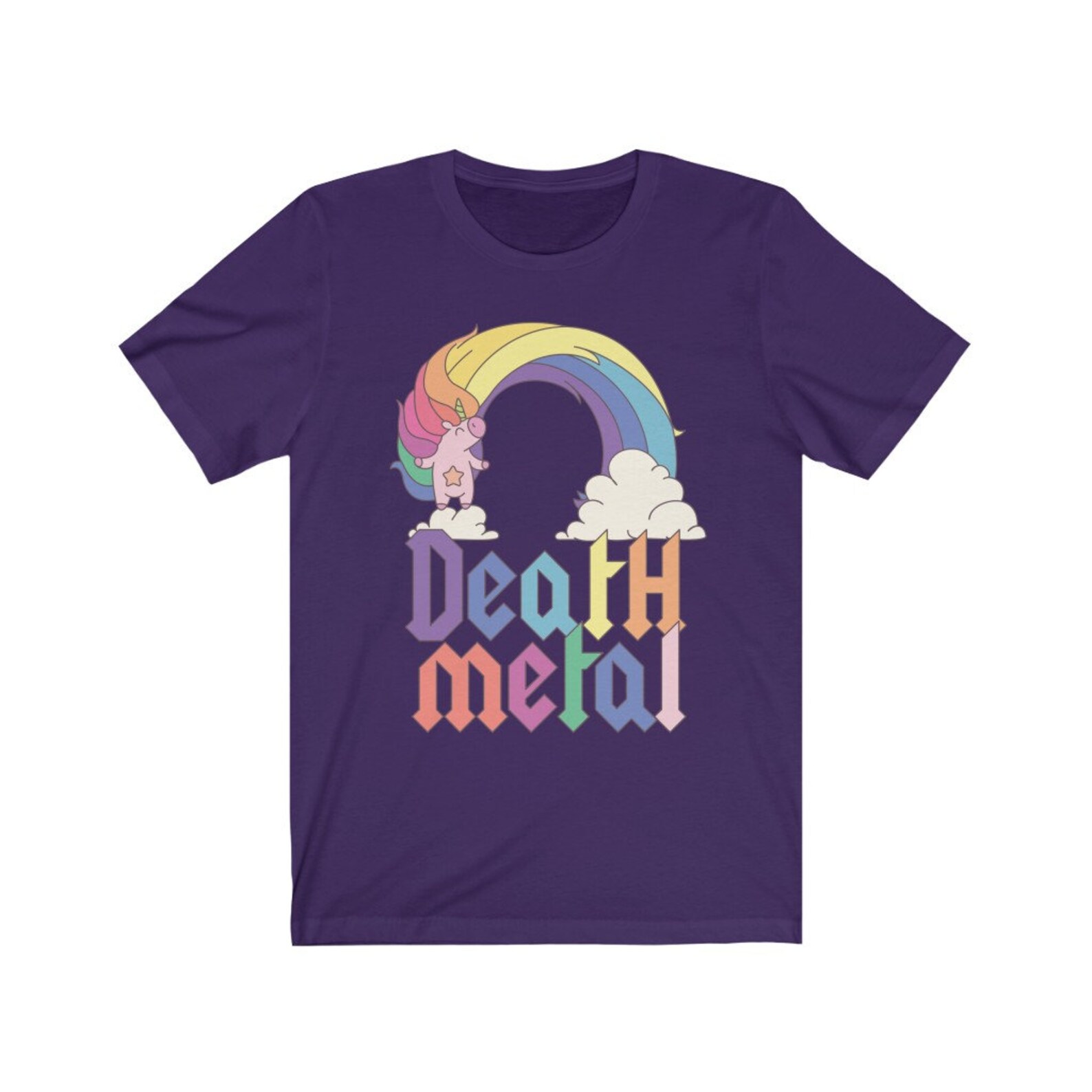 Death Metal Unicorn Tshirt / Heavy Metal Shirt / Funny Death Etsy Canada
