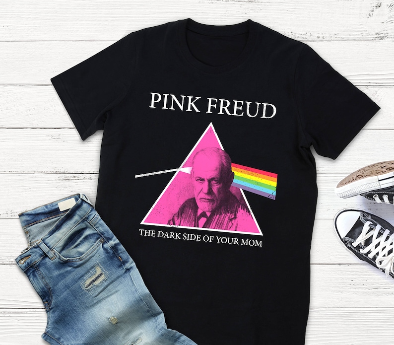 pink freud the dark side of your mom t shirt