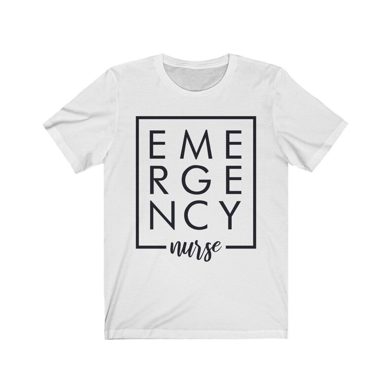 Emergency Nurse Shirt / RN Shirt / ER Nurse / Nursing School Etsy