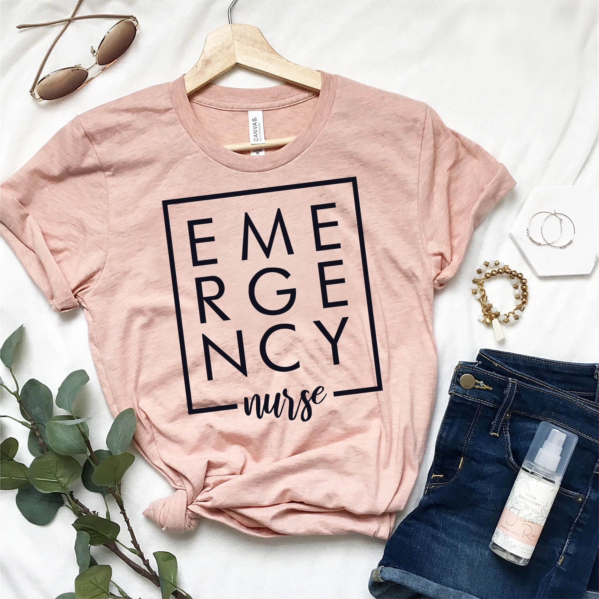 Emergency Nurse Shirt / RN Shirt / ER Nurse / Nursing School Etsy