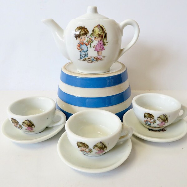 Vintage Childrens Tea Set Made in Japan Etsy