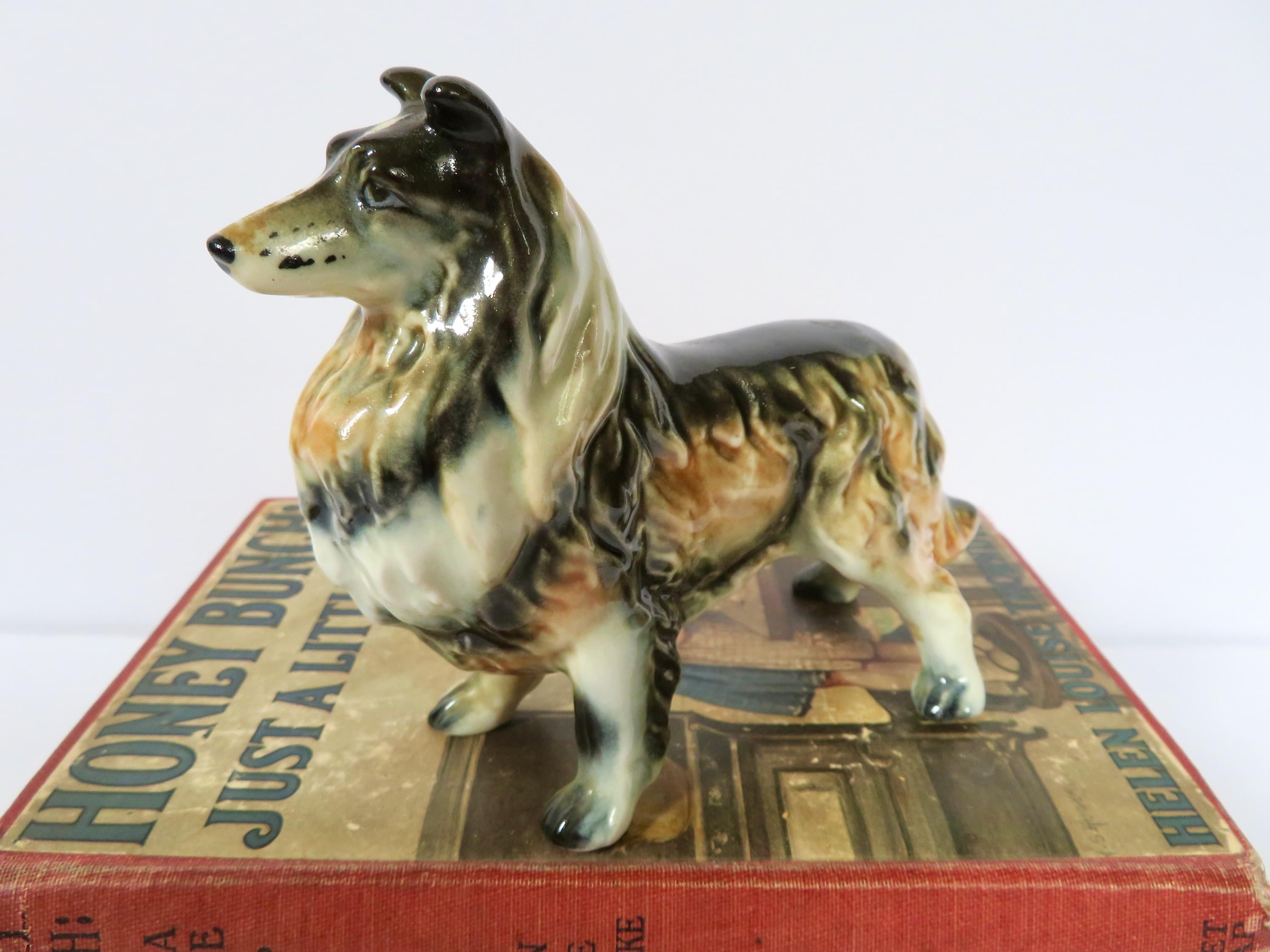 Vintage Dog Figurine Japan - Etsy
