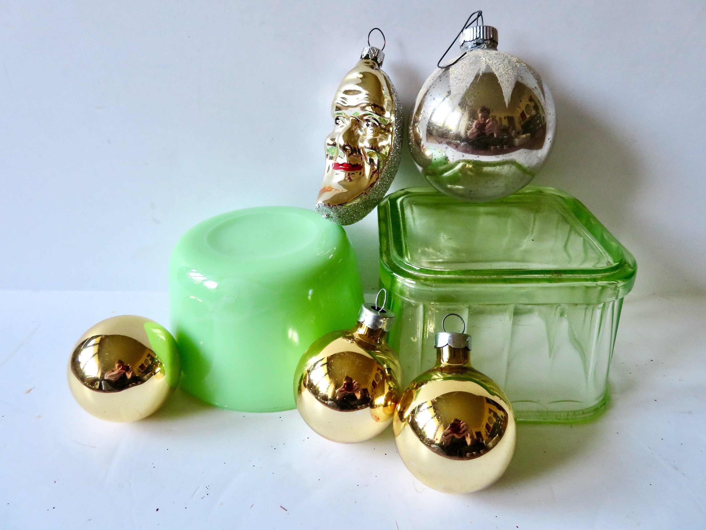Glass Ornaments 1950s Poland - Etsy