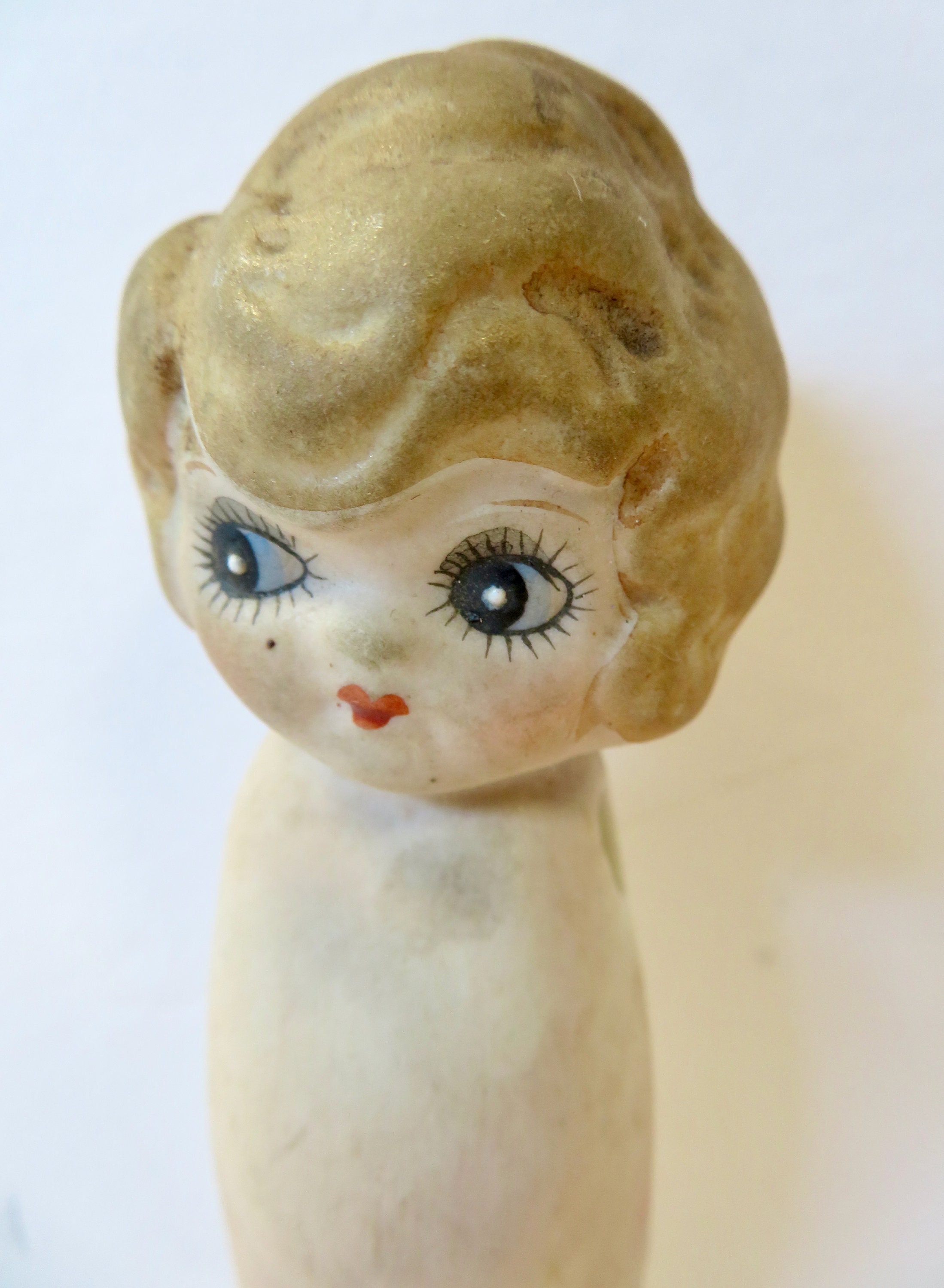 ドイツ製 アンティーク チャイナヘッドドール フローズンシャーロット