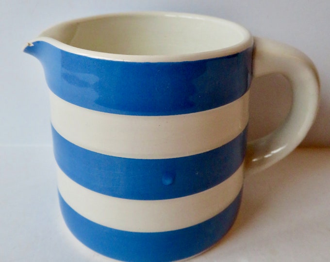 Vintage AS IS 1960s 60s TG Green England Judith Onions Blue White