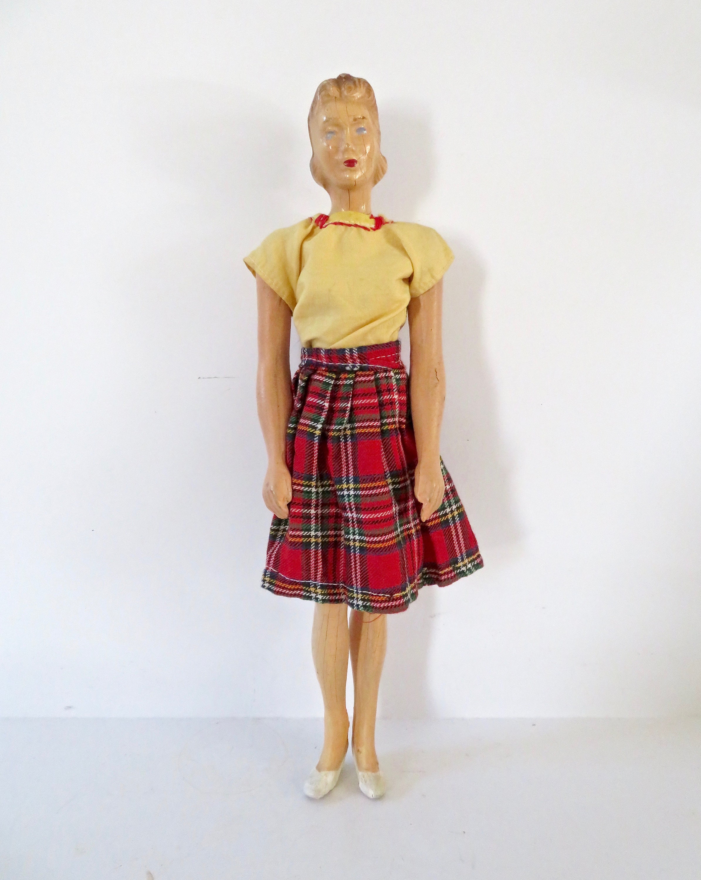 Vintage 40s 1940s Composition Latexture Butterick Junior Miss 13 Sewing Mannequin Doll Fashion Model Mannikin Miniature Seamstress Toy Vintage 40s 1940s Composition Latexture Butterick Junior Miss 13 Sewing Mannequin Doll Fashion Model Mannikin Miniature Seamstress Toy