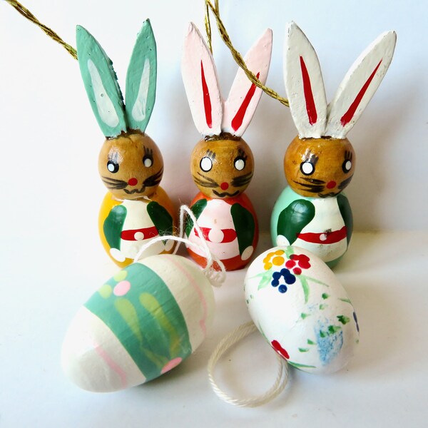 Easter Painted Egg Decorations for a Tree - Etsy
