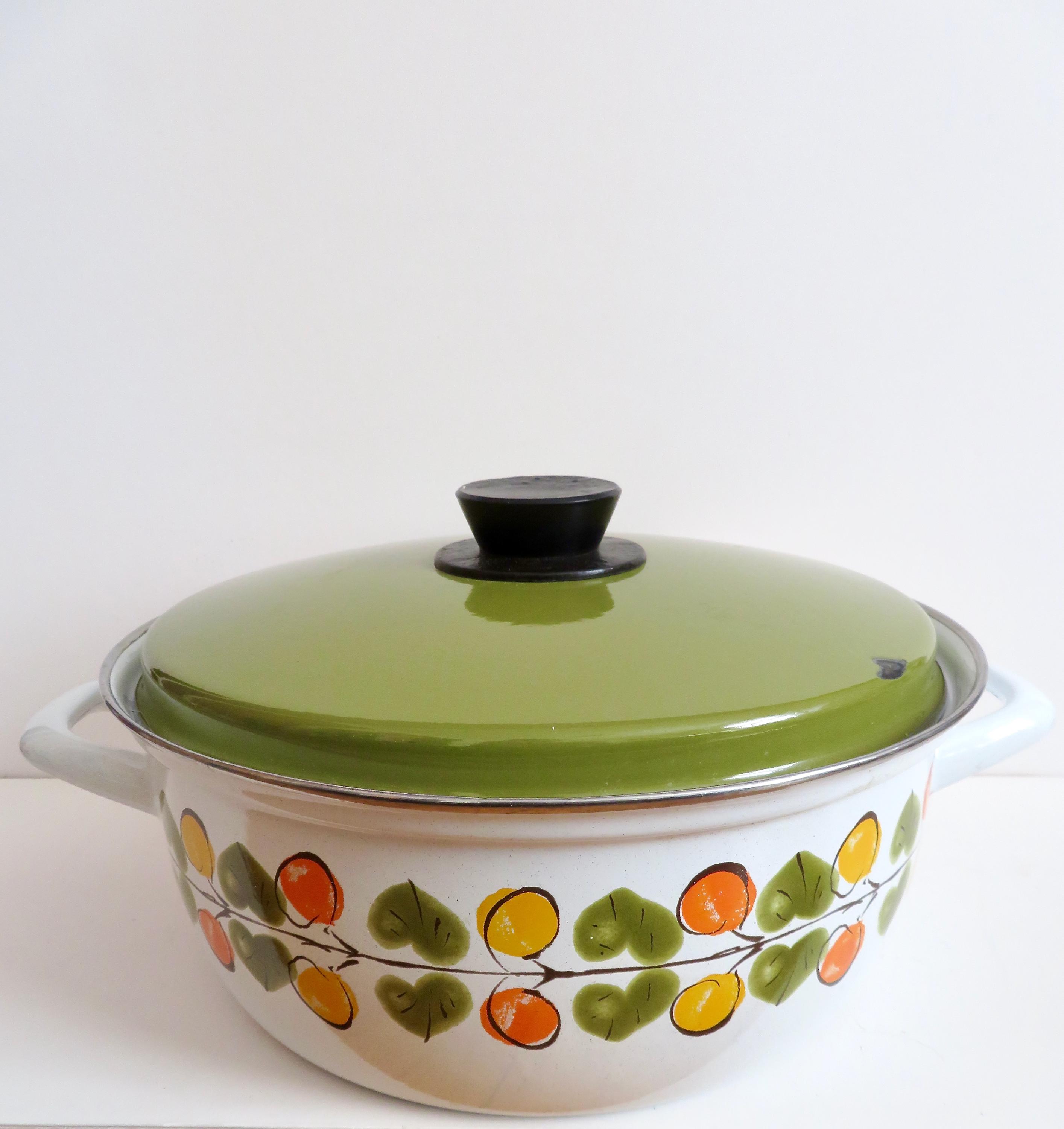 Austria Email Pot - Etsy Israel