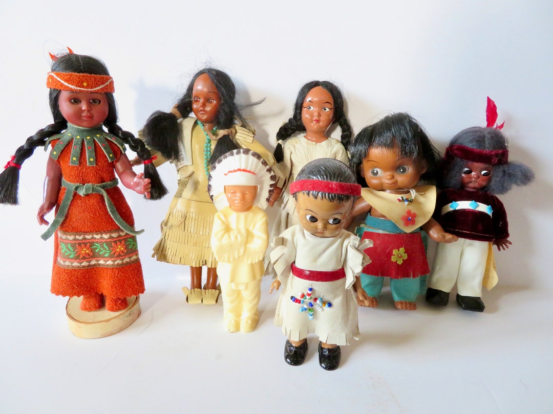 ヴィンテージ 60 年代 70 年代 プラスチック製 ネイティブアメリカン