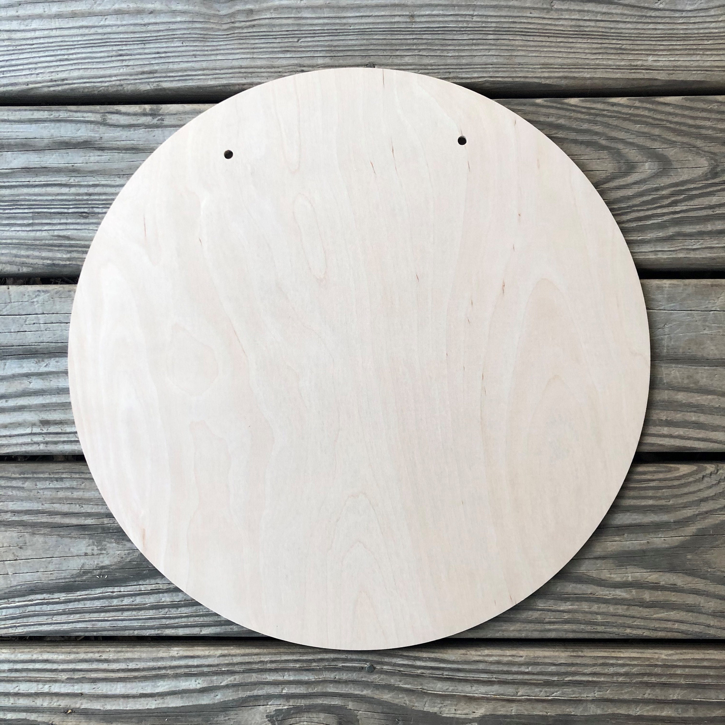 Blank Wood Circle Wood Blanks Craft Supplies Door Hangers Etsy