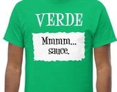 Verde Hot Sauce Taco Sauce "Mmmm... Sauce." Halloween Costume Great For Groups