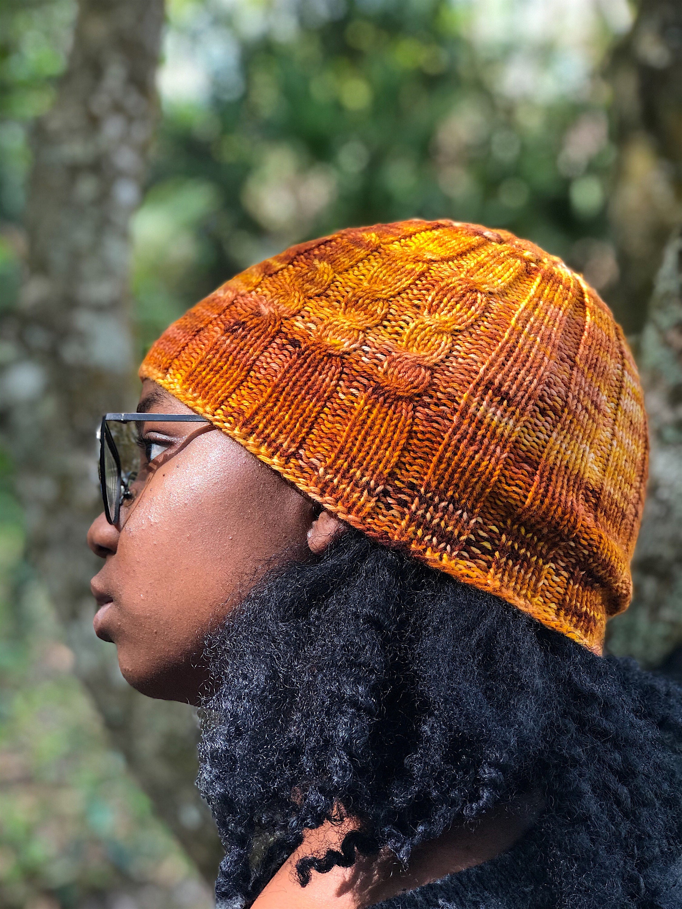 Knitting Hat Pattern Unchained by Heybrownberry Cabled Hat