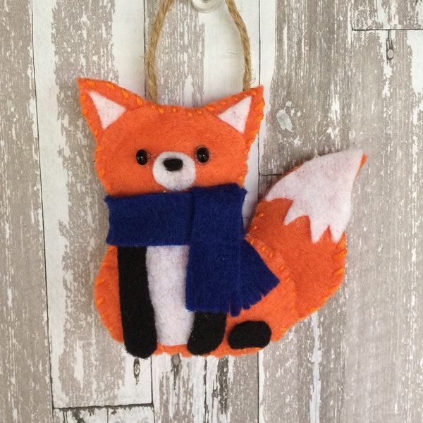 Fox Felt Ornament
