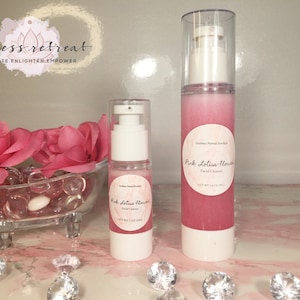Pink Lotus Flower Facial Cleanser ~ Natural Face Wash ~ Natural Face Cleanser ~ Deep Cleansing Wash ~ Natural Skin Care