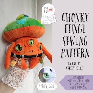 PDF Chonky Fungi Sprite sewing pattern