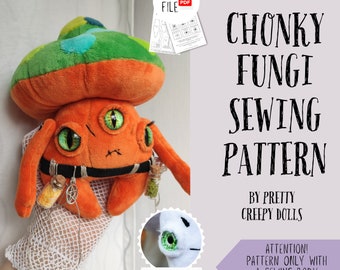 PDF Chonky Fungi Sprite sewing pattern