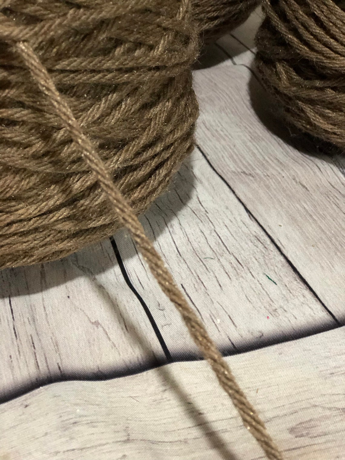 Vintage Macrame Cord Large Rustic Twine Spool Macrame Rope Etsy