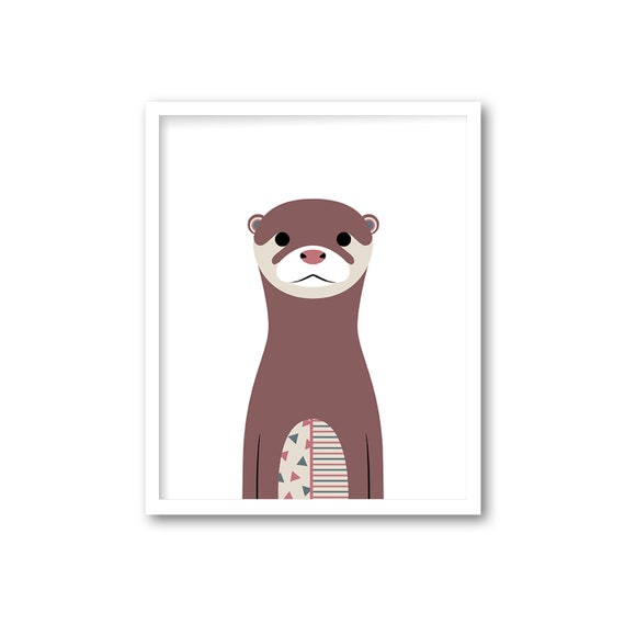 otter nursery decor