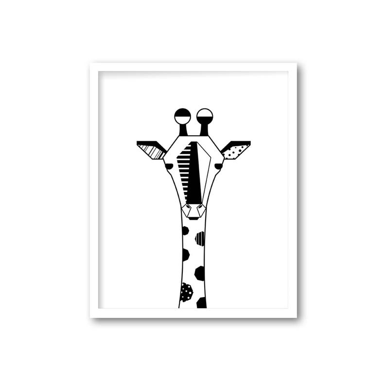 Black and White Nursery Print Set of 6 Nursery Printable Set - Etsy