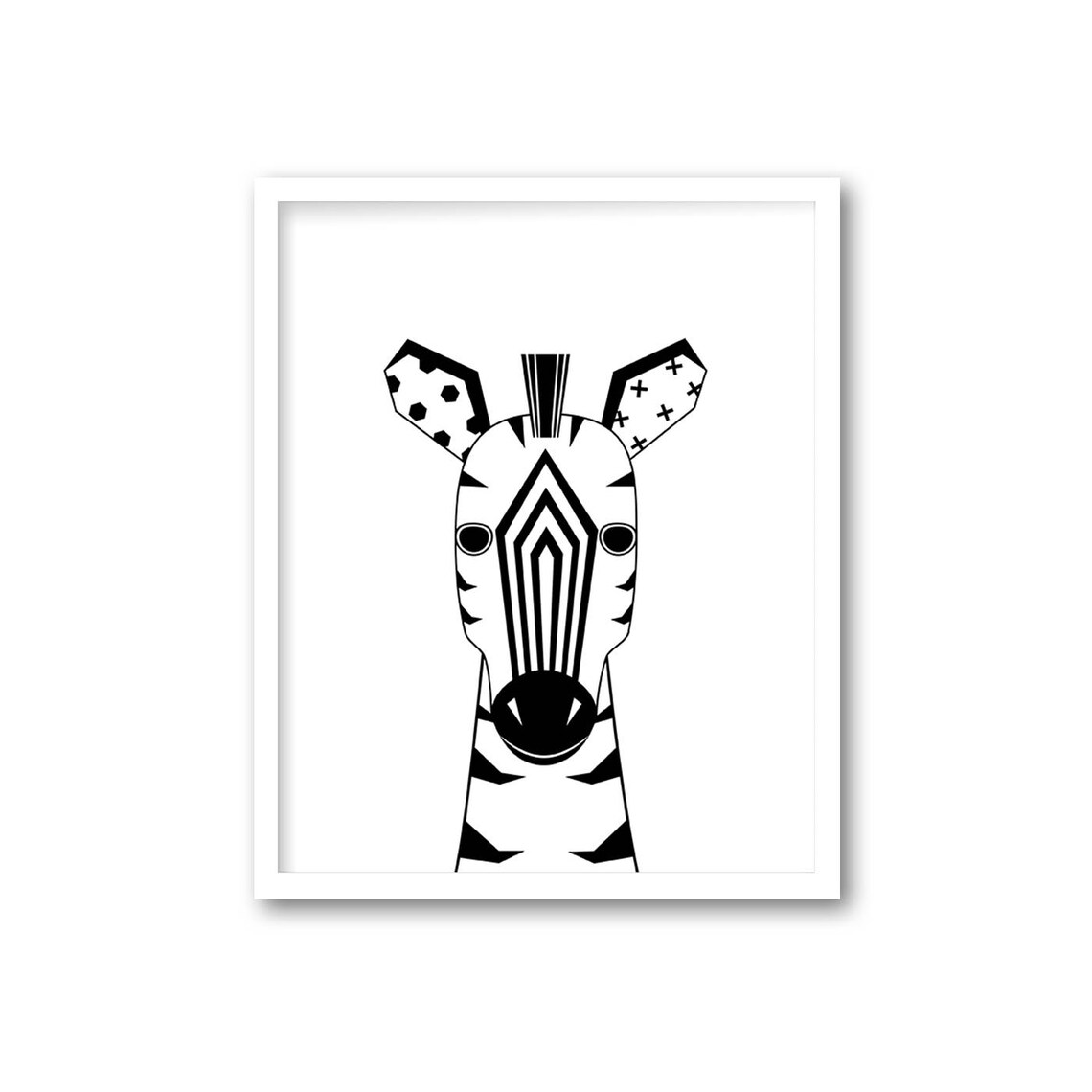 Black and White Nursery Print Set of 6 Nursery Printable Set Etsy