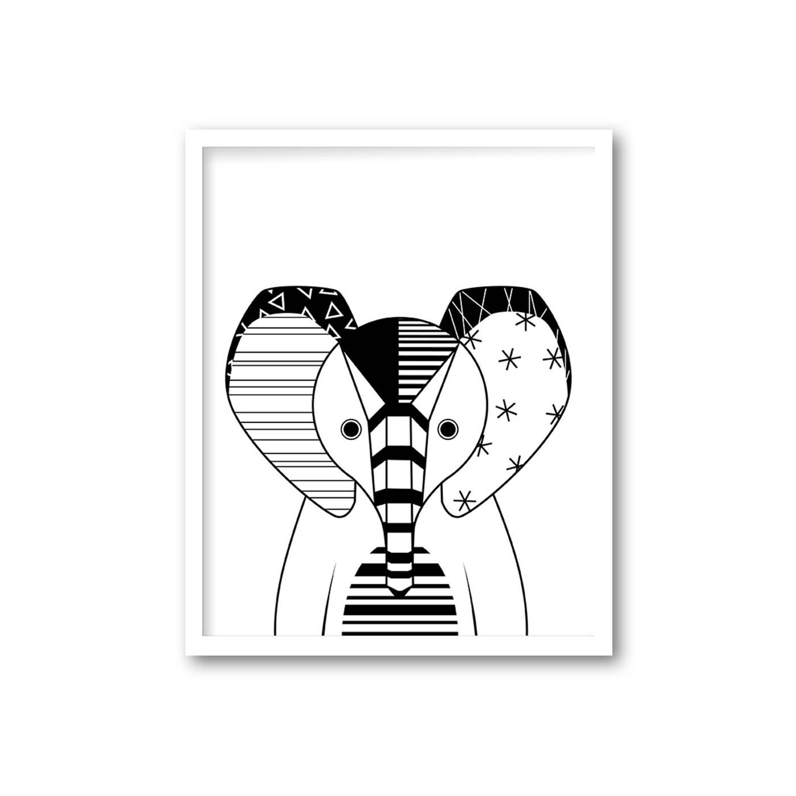 Black and White Nursery Print Set of 6 Nursery Printable Set Etsy