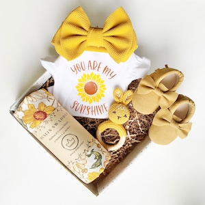 Baby Girl Gift Box, Baby Shower Gift Set, Boho, New Baby Gift, Newborn Gift, Personalized, Custom, Coming Home, Newborn Photo, Woodland