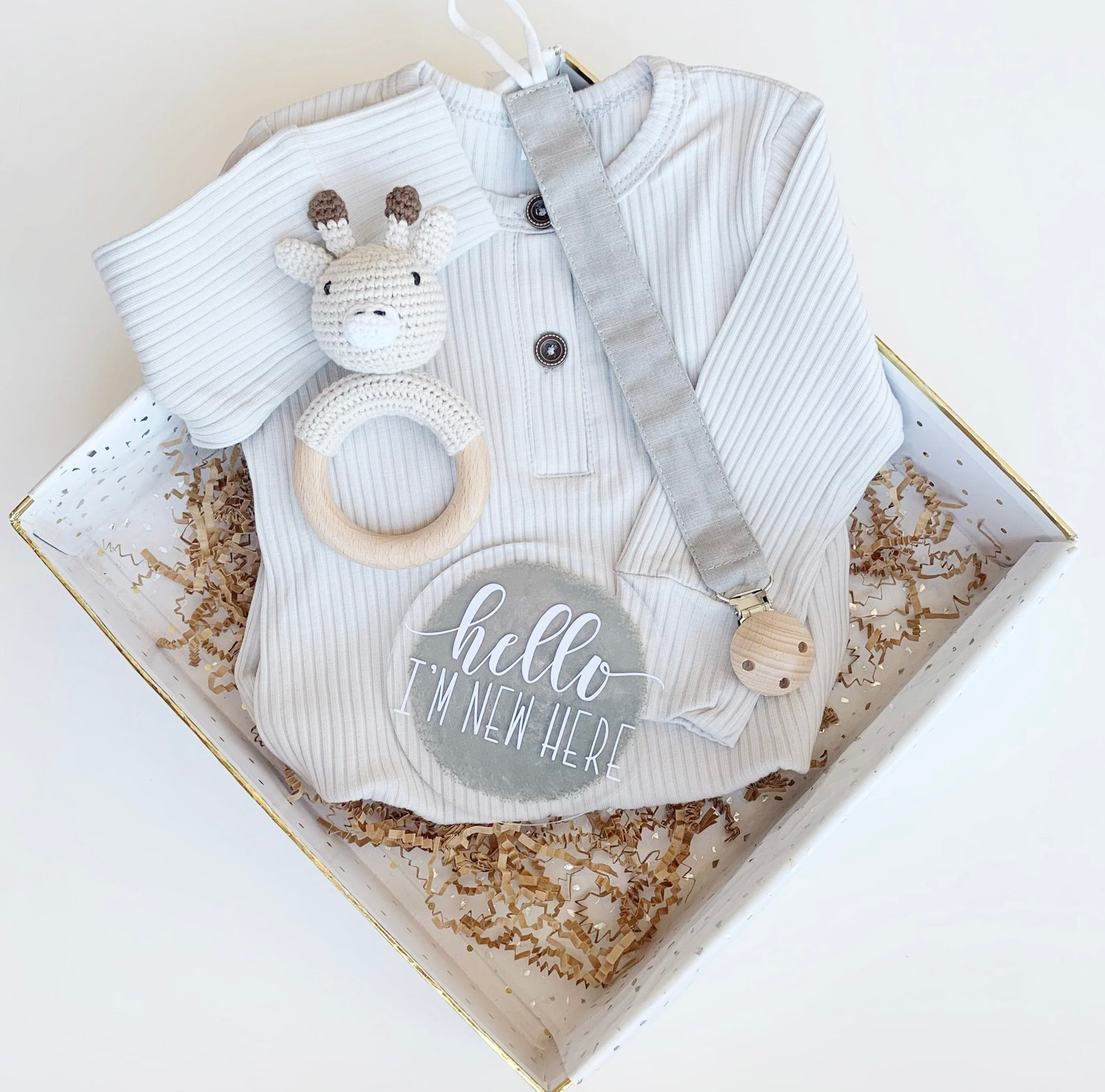 Gender Neutral Baby Gift Box Set Baby Shower Gift Basket - Etsy
